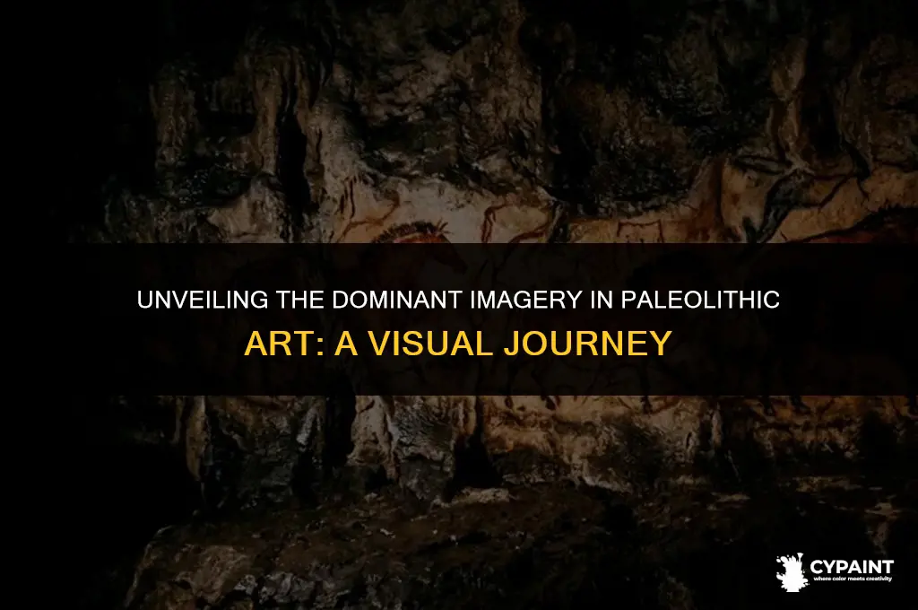 what type of imagery is most prominent in paleolithic paintings