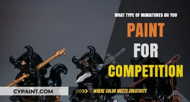 Competition Miniatures: What Type to Paint?