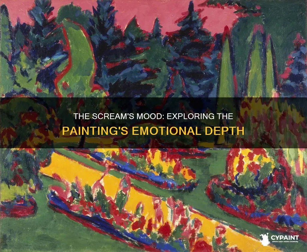what type of mood is the painting the sacream