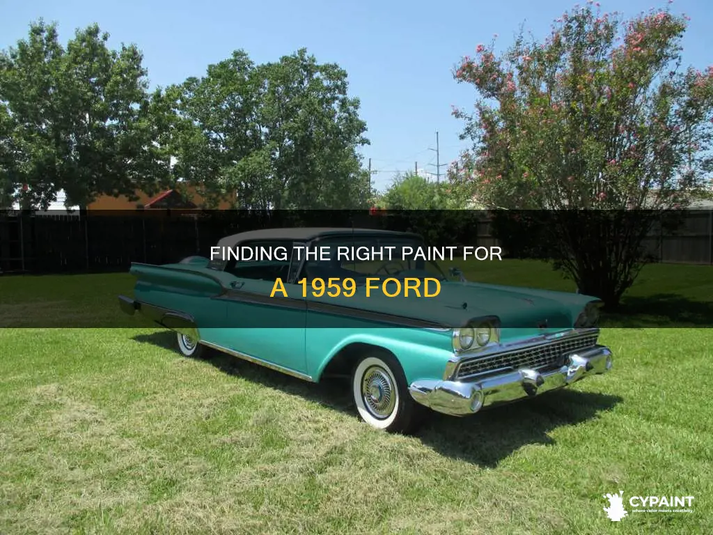 what type of paint 1959 ford wedgewood blue paint