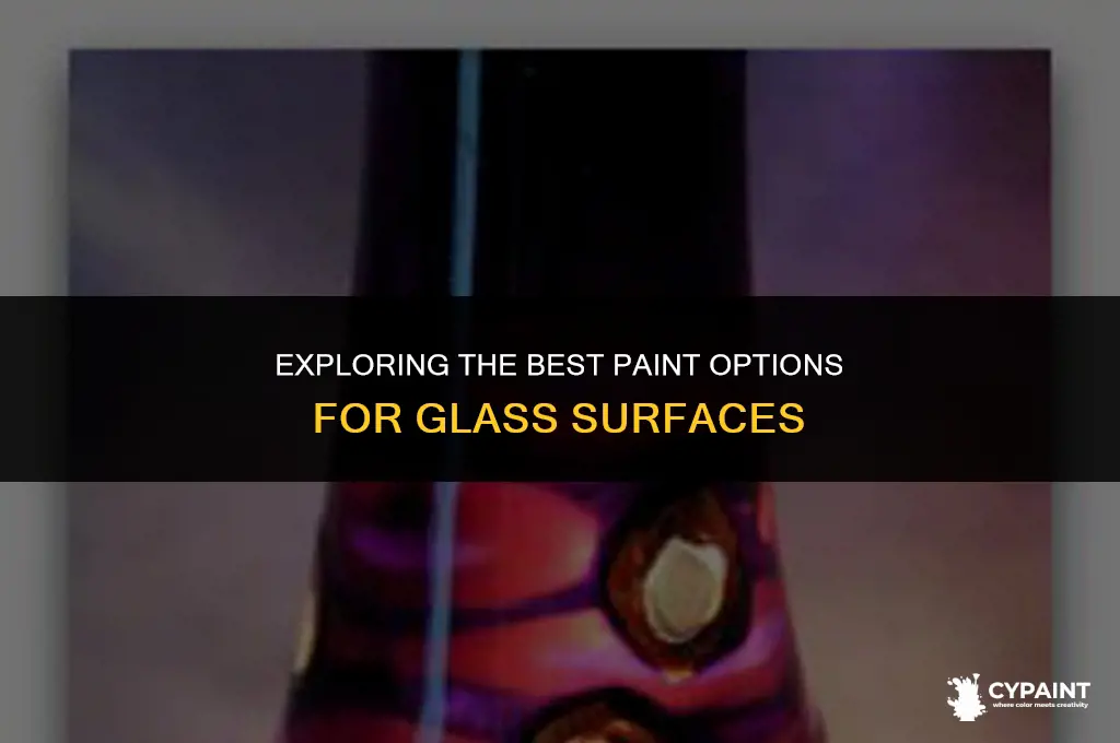 what type of paint can go on glass
