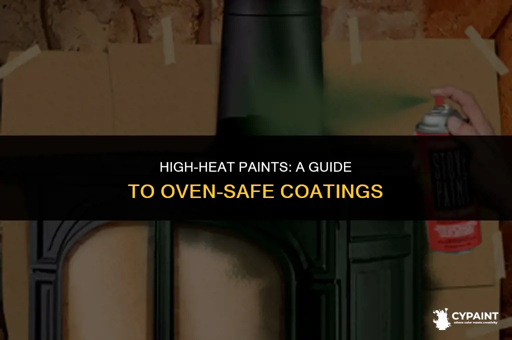what type of paint can withstand oven temperatures