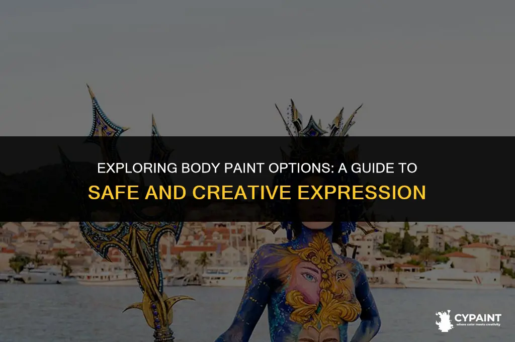 what type of paint can you put on your body
