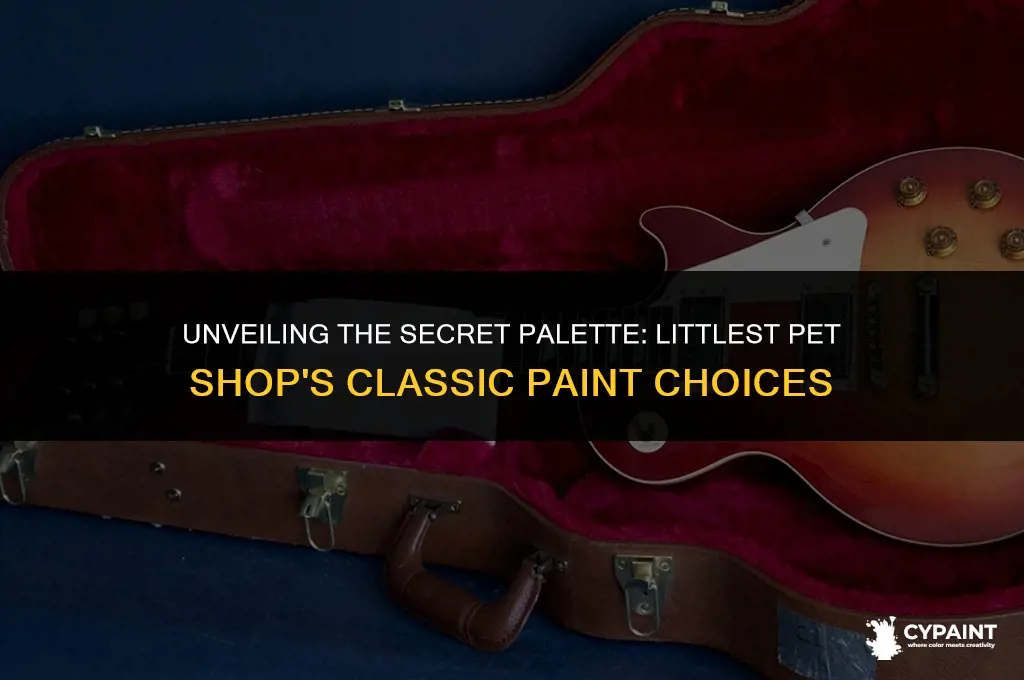 what type of paint did the classic littlest pet shopuse