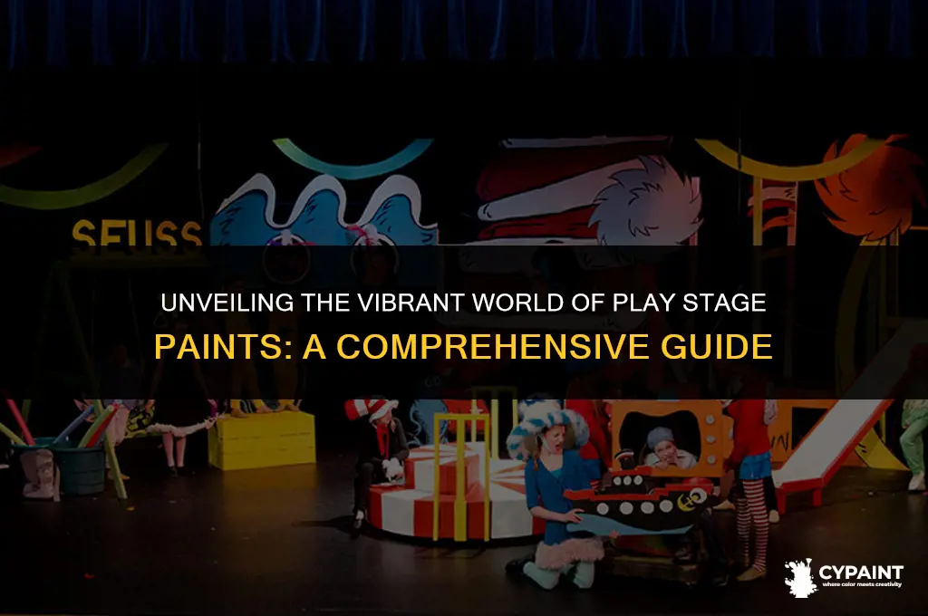 what type of paint do you find on play stages