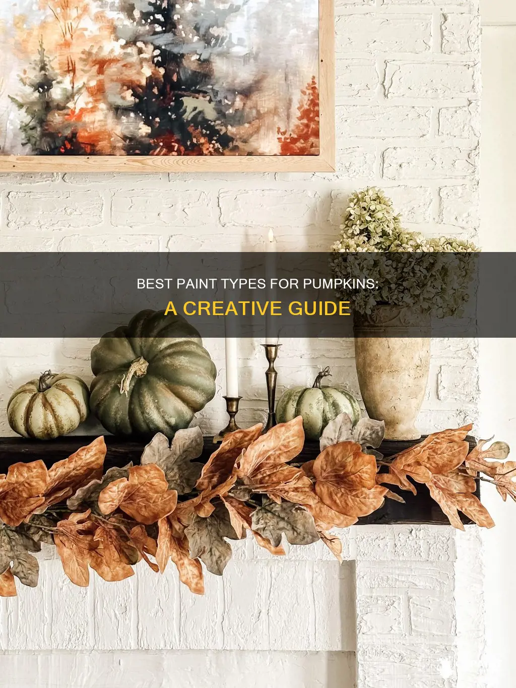 what type of paint do you paint pumpkins with