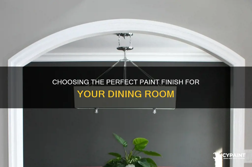 what type of paint finish for dining room