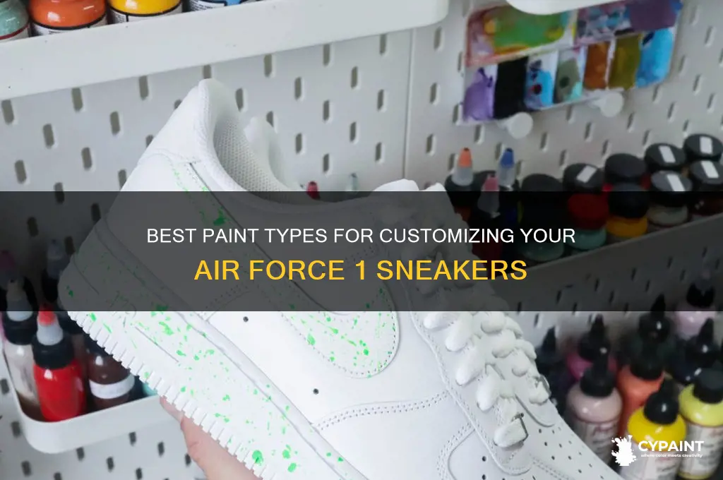 what type of paint for air force 1