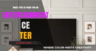 Choosing the Right Paint for Your Entertainment Center