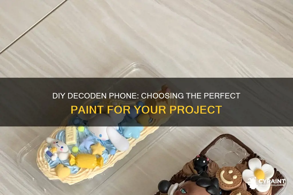 what type of paint for diy decoden phone