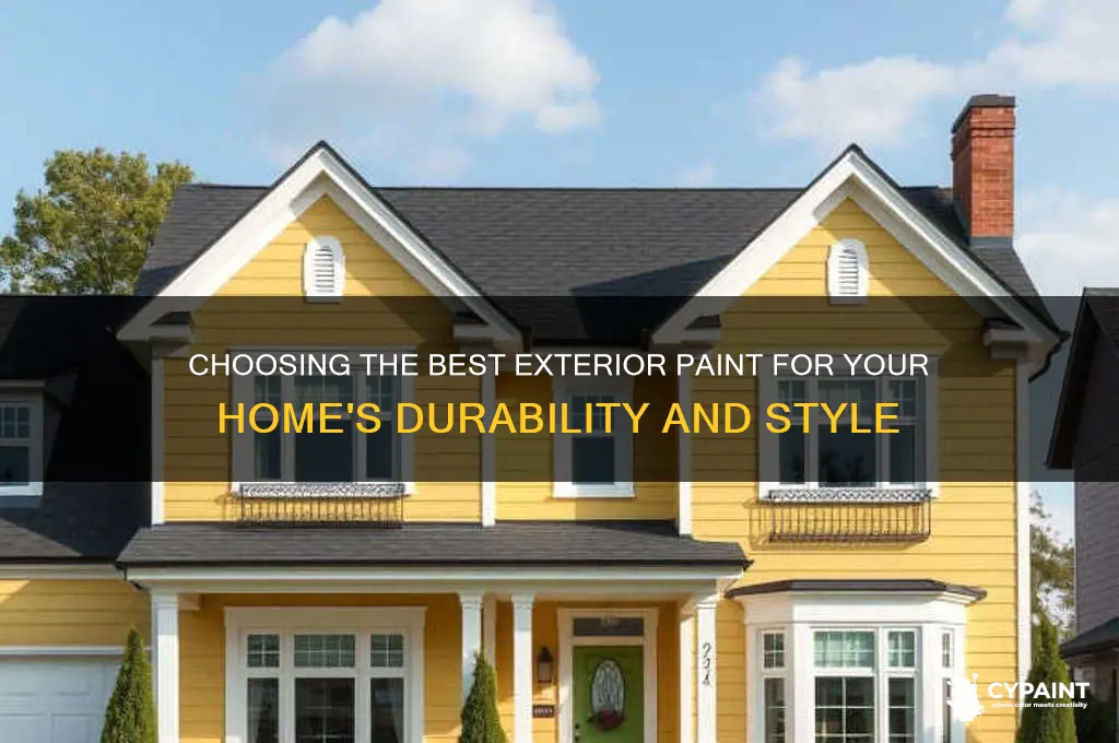 what type of paint for exterior of home