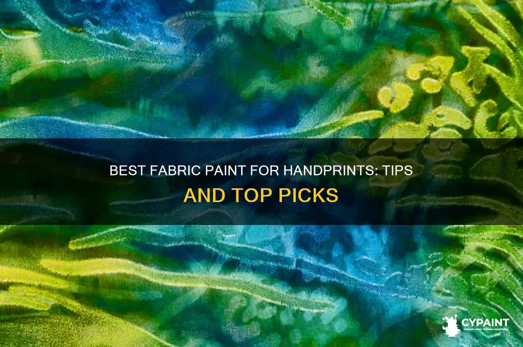 what type of paint for handprints on fabric