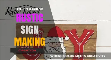 Rustic Sign Making: Choosing the Perfect Paint for Vintage Charm