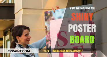 Best Paint Types for Achieving a Glossy Finish on Poster Board