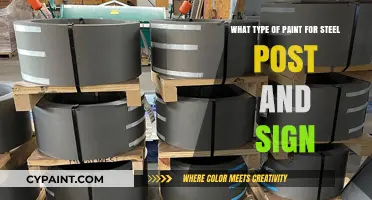 Best Paint for Steel Posts and Signs