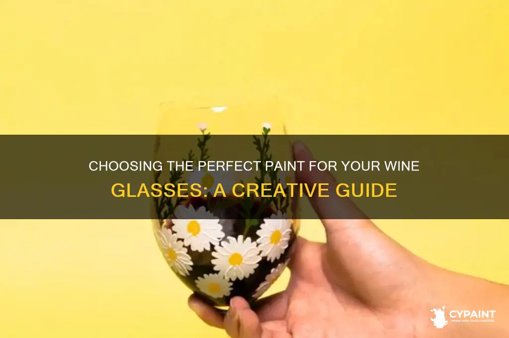 what type of paint for wine glasses