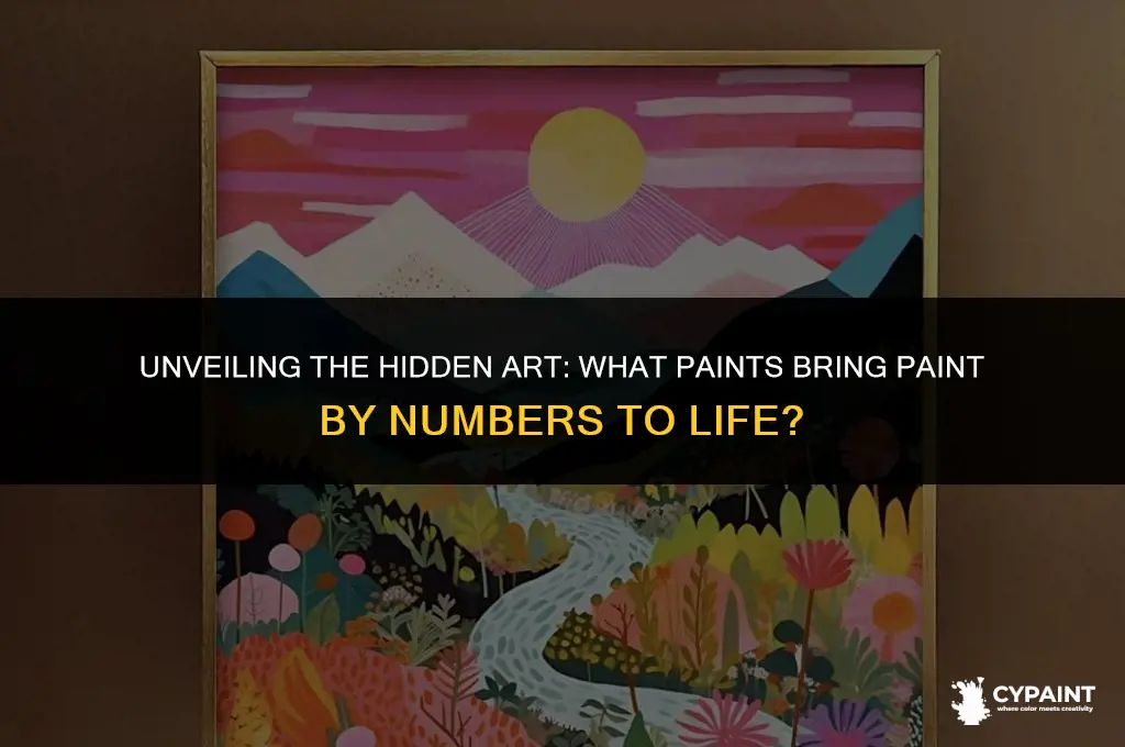 what type of paint is in paint by number kit