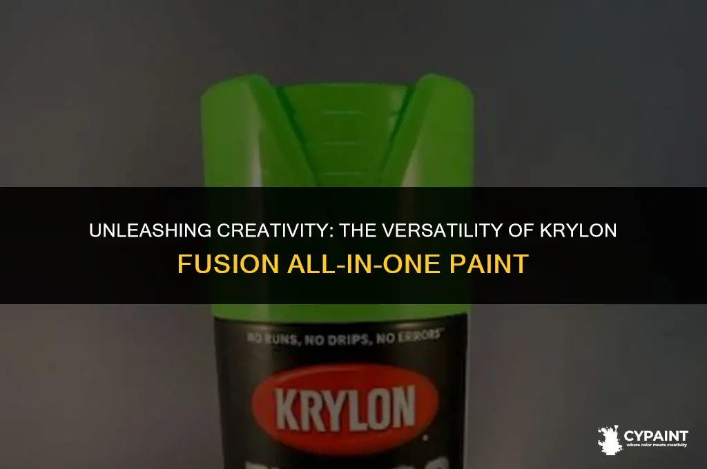 what type of paint is krylon fusion all in one