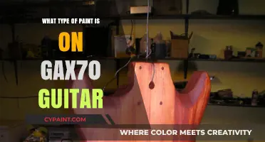 Unveiling the Paint Finish on the GAX70 Guitar: A Detailed Look
