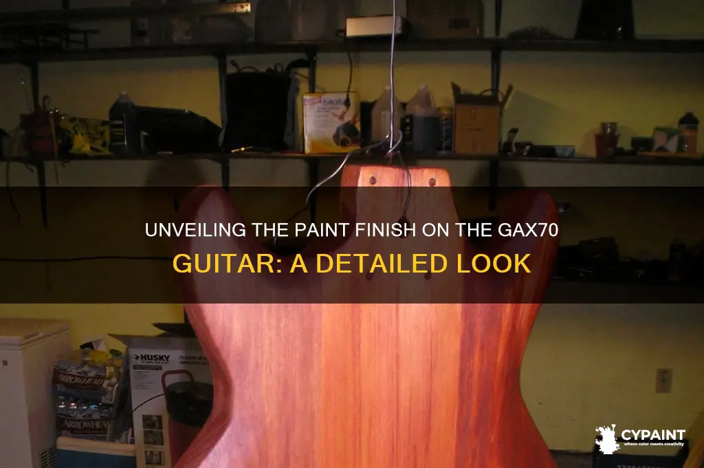 what type of paint is on gax70 guitar