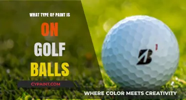 Unveiling the Surprising Paint Types Used on Golf Balls
