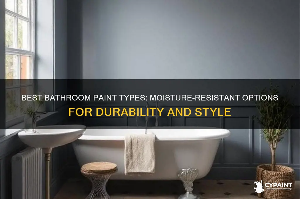 what type of paint is recommended for bathrooms
