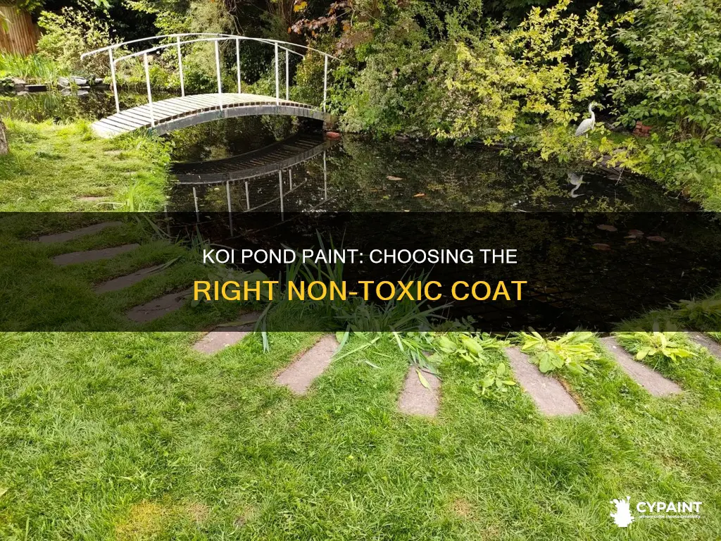 what type of paint is safe for koi pond