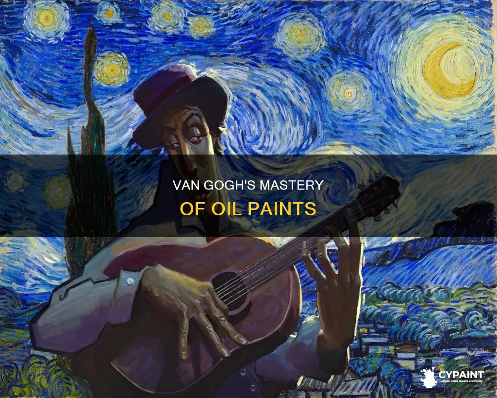 what type of paint is van gogh famous for