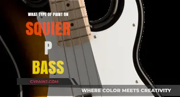 Best Paint Types for Customizing Your Squier P Bass Guitar