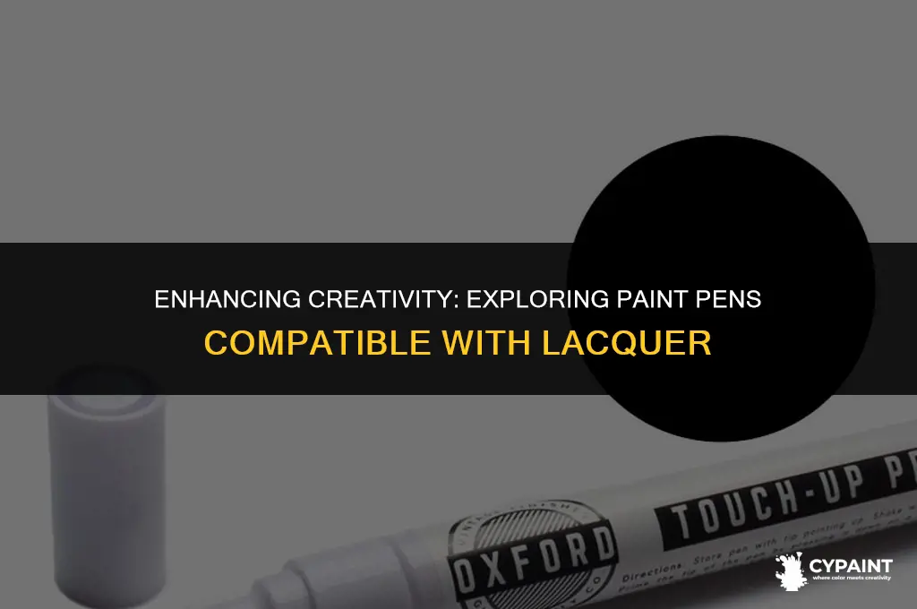 what type of paint pens can you put lacquer over