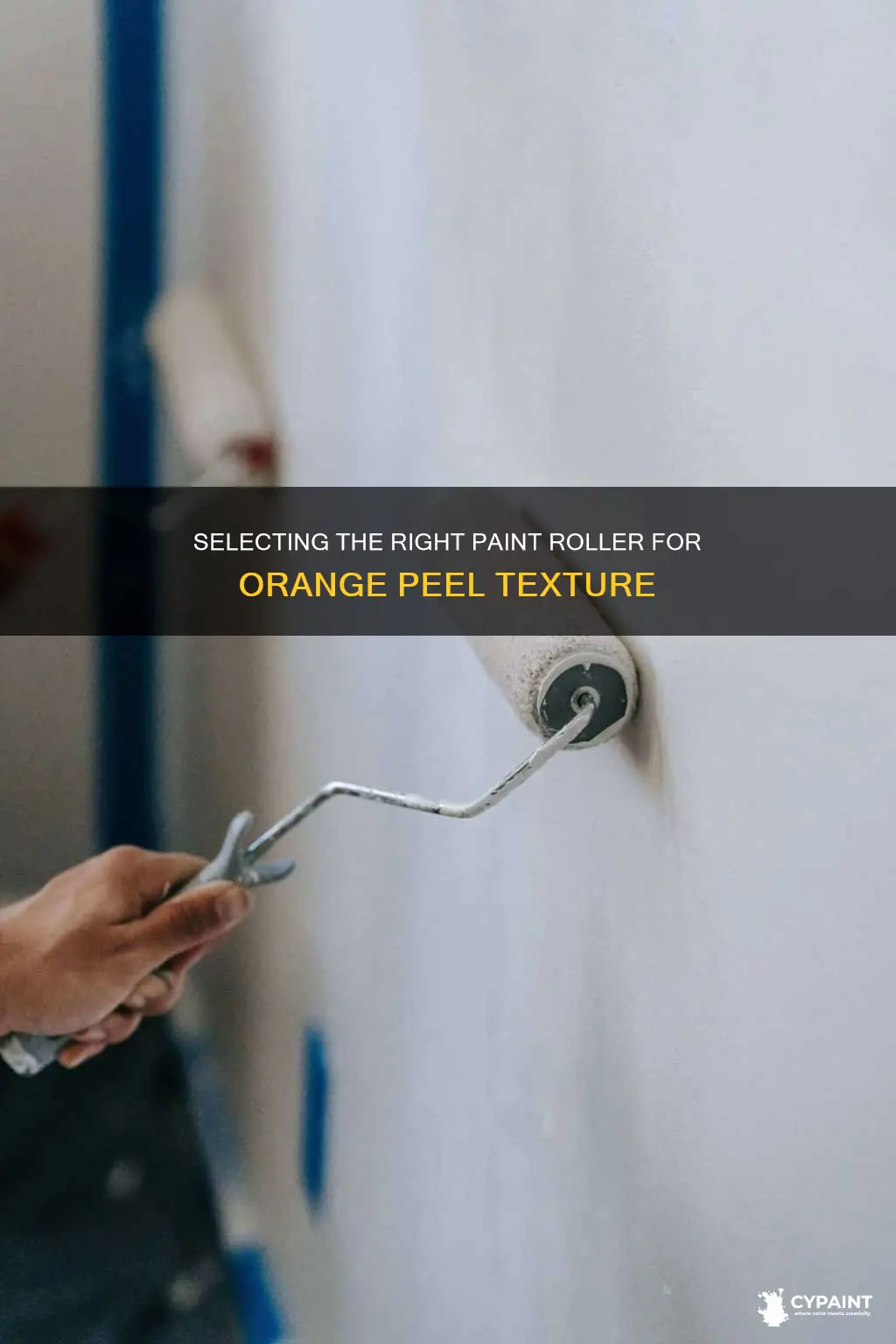 what type of paint roller for orange peel texture