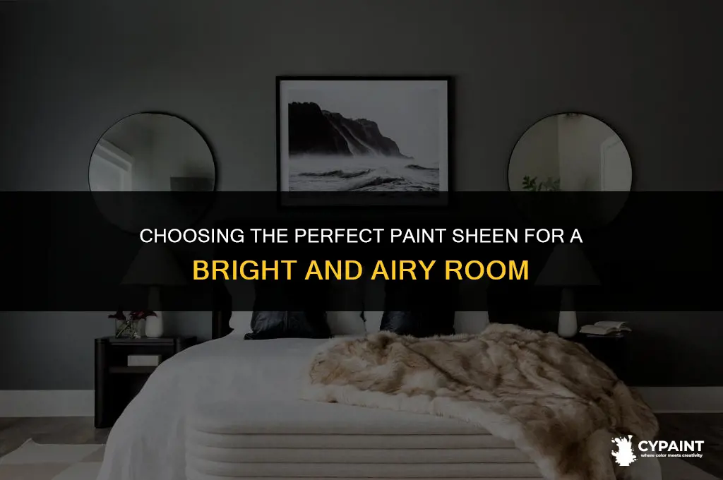 what type of paint sheen to paint a bright room