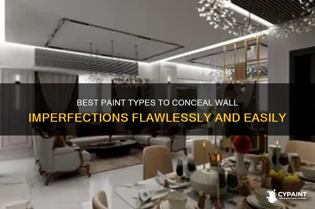 what type of paint shows the least imperfections
