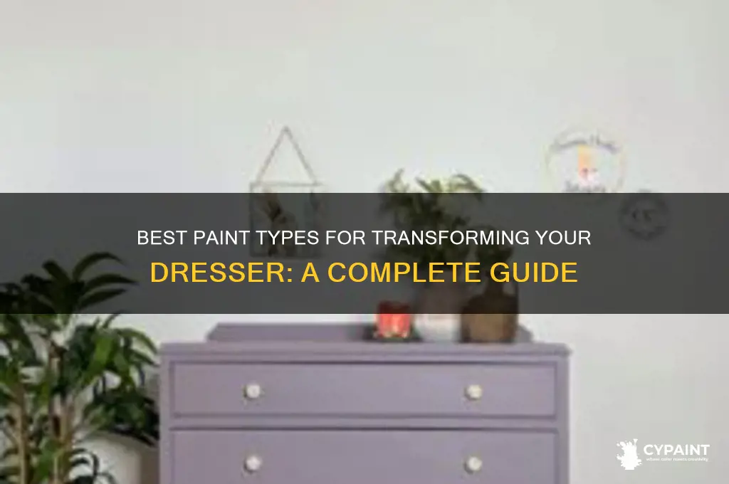 what type of paint to paint a dresser