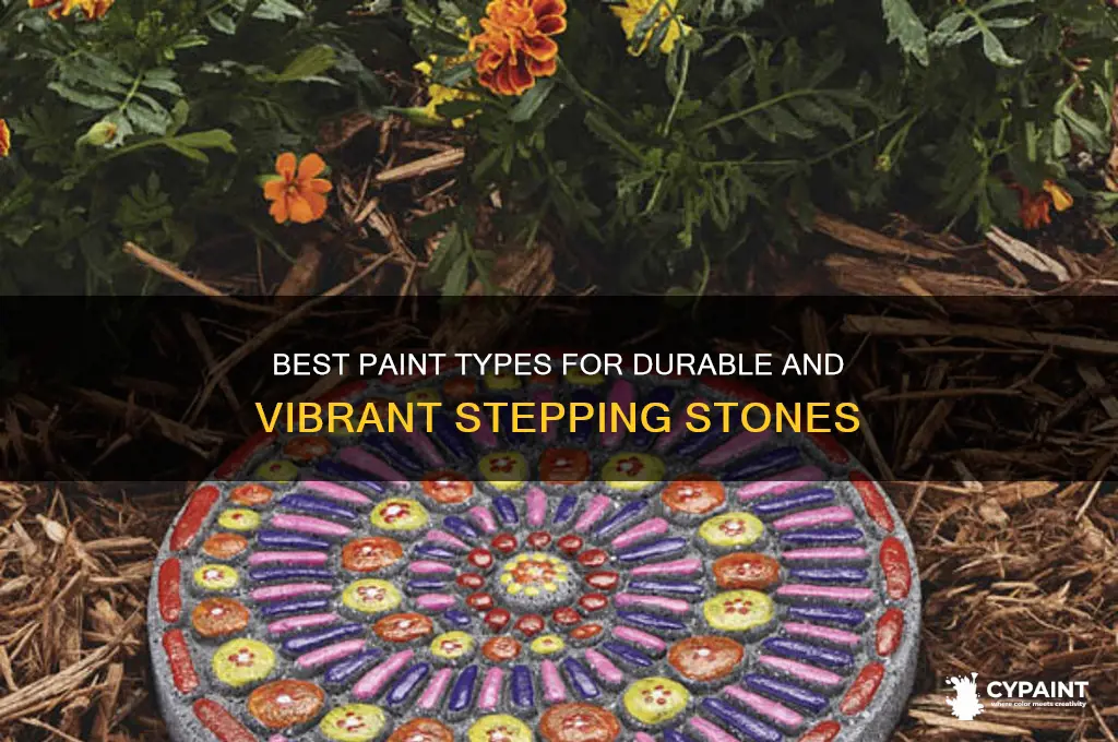 what type of paint works on stepping stones