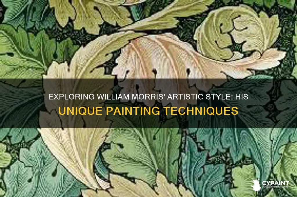 what type of painting did william morris do