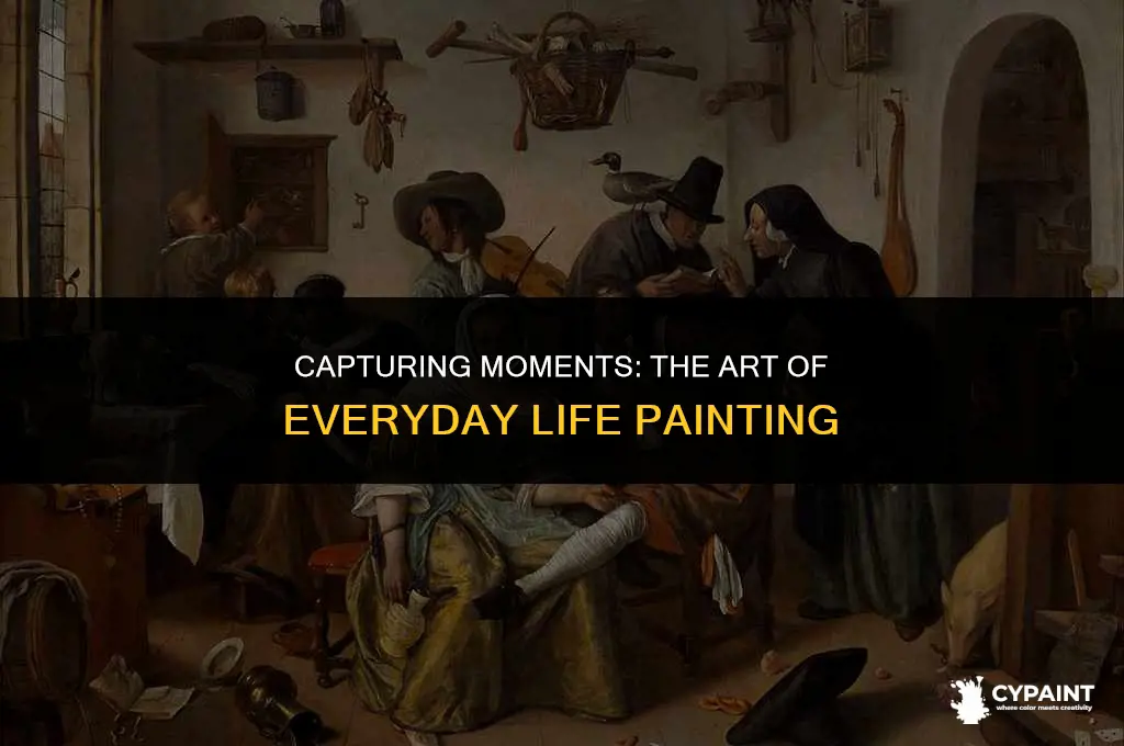 what type of painting focused on scenes of everyday life