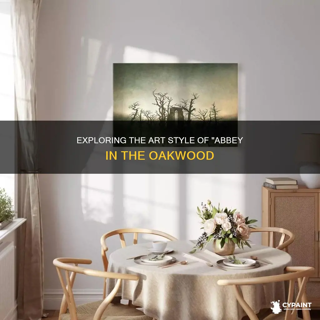 what type of painting is abbey in the oakwood