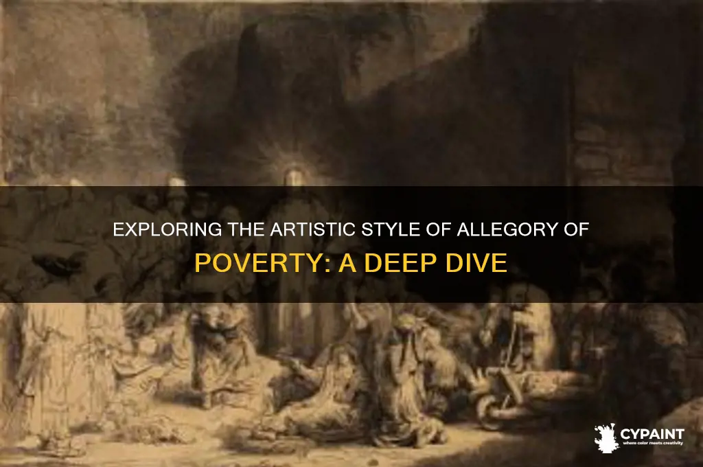 what type of painting is allegory of poverty