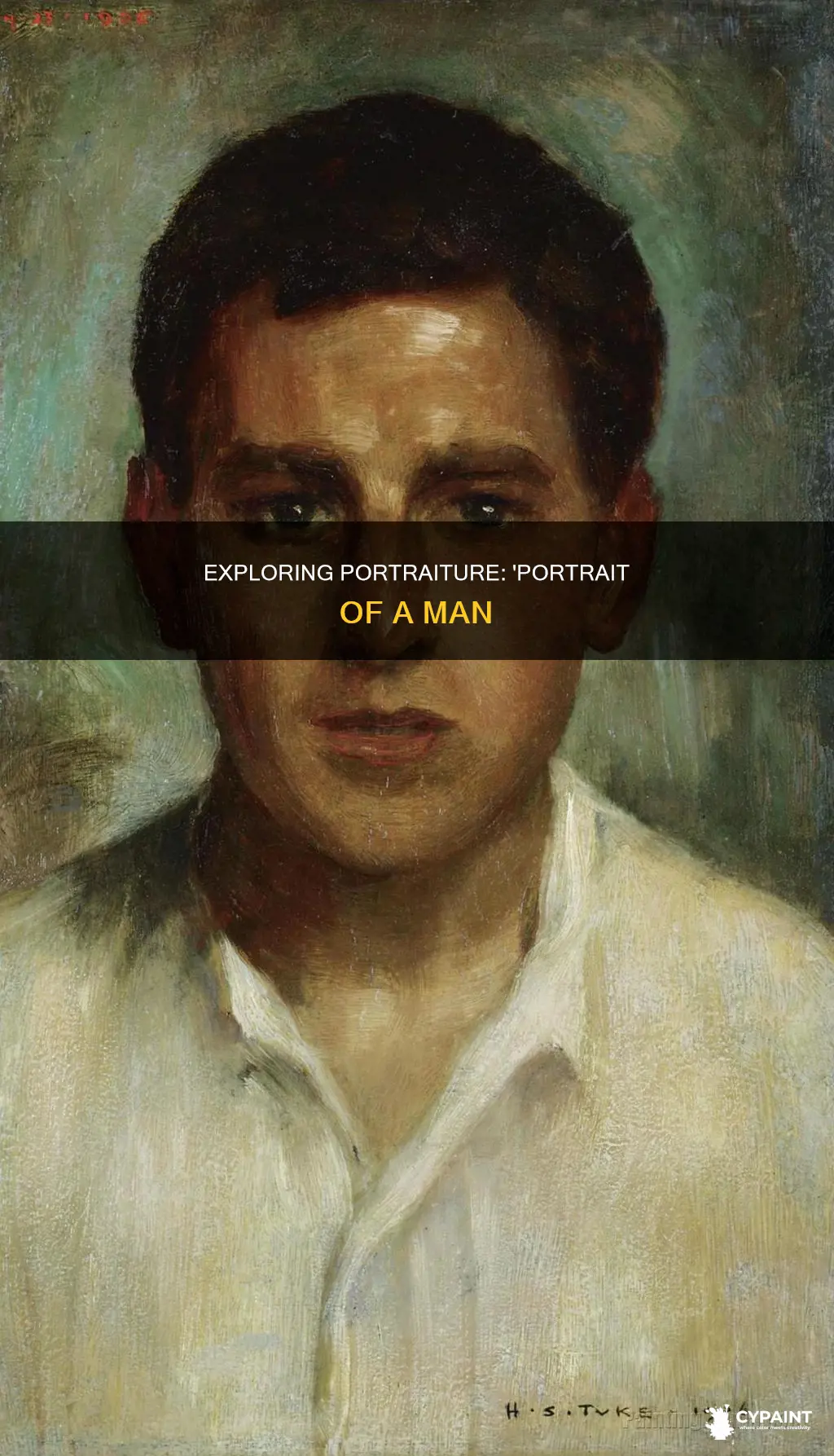 what type of painting is portrait of a man
