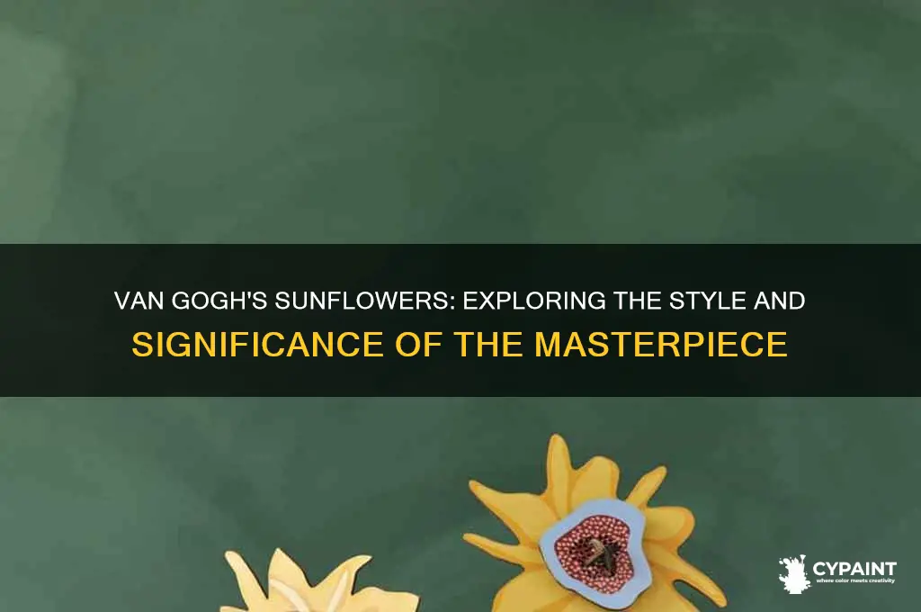 what type of painting is sunflowers van gogh