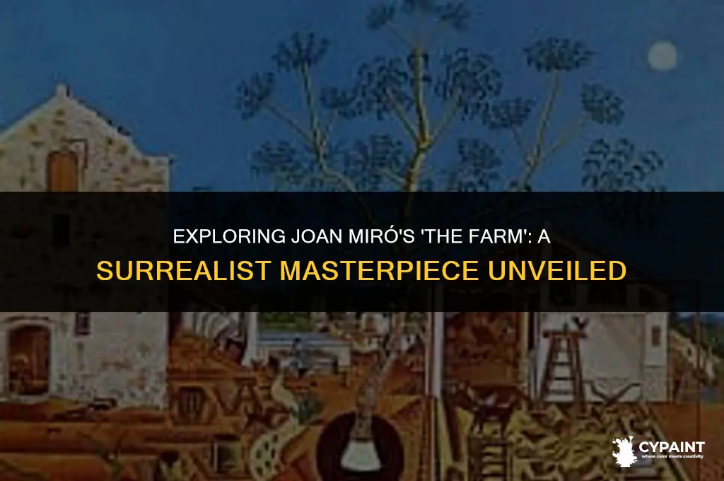 what type of painting is the farm by joan miro