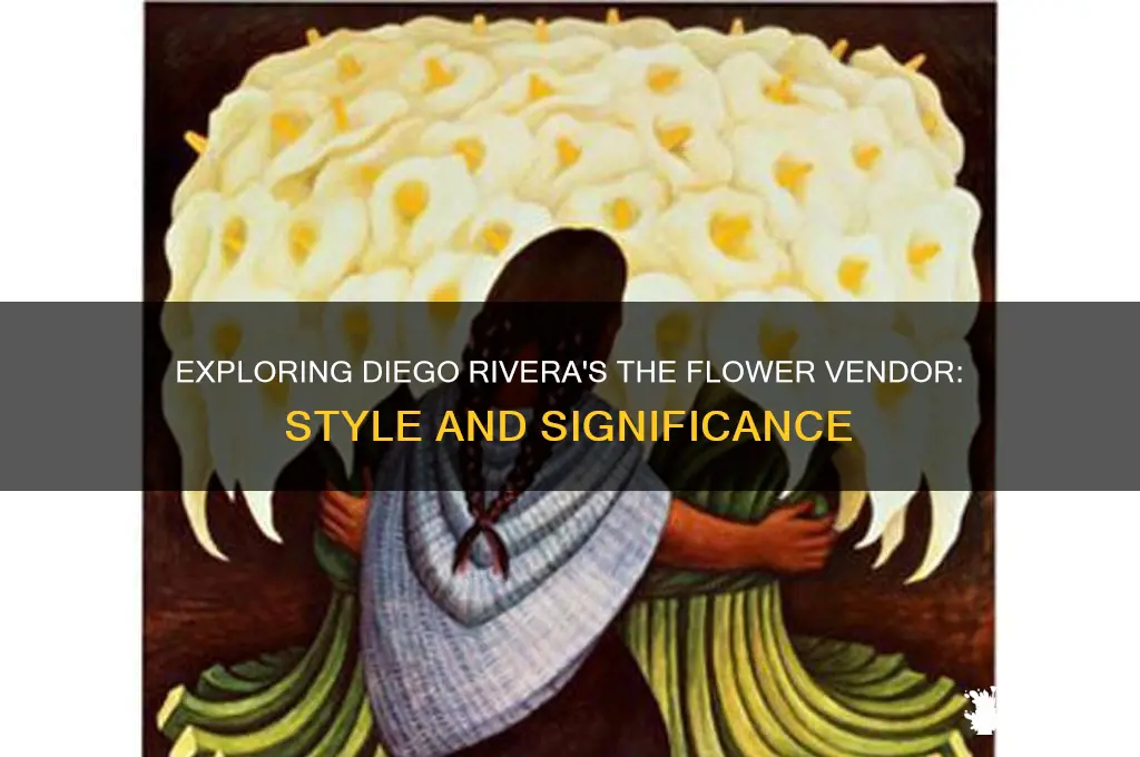 what type of painting is the flower vender