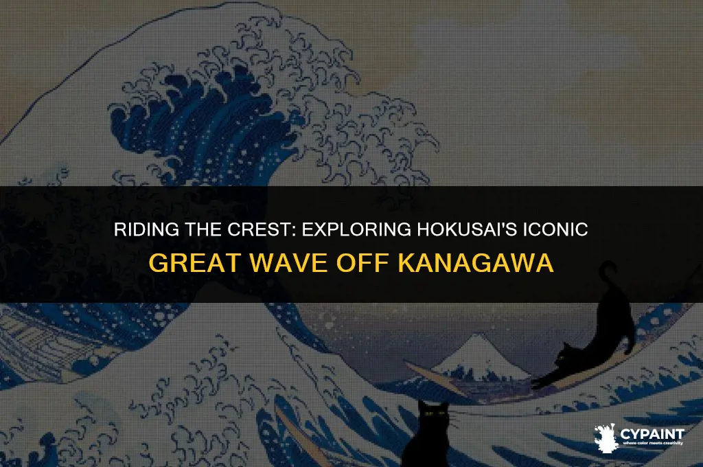 what type of painting is the great wave off kanagawa