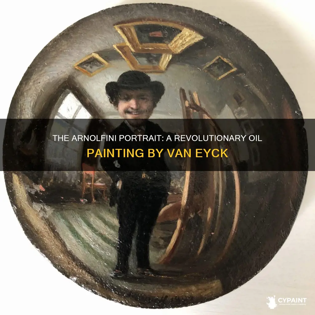 what type of painting is van eycks arnolfini portrait