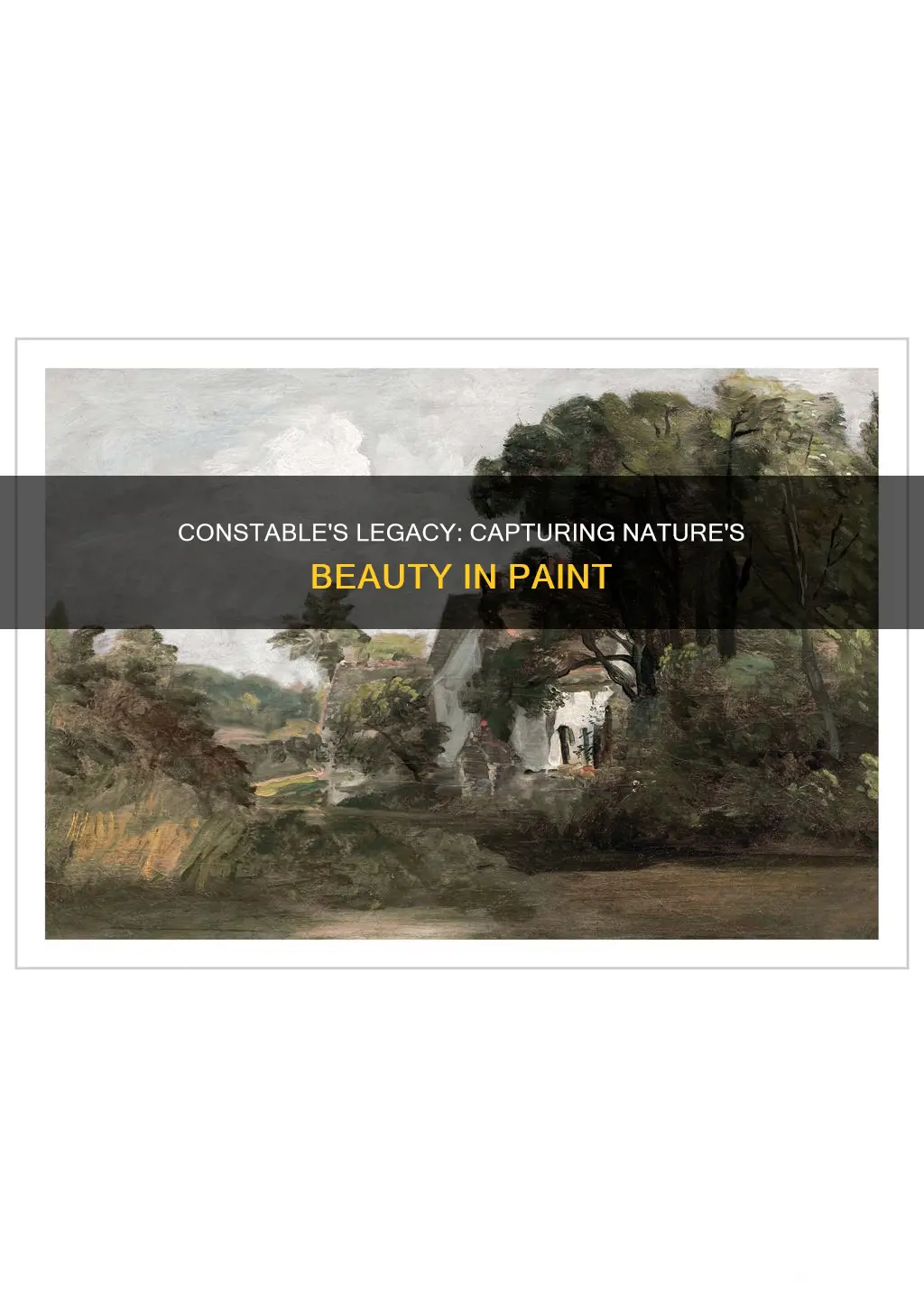 what type of painting was john constable most famous
