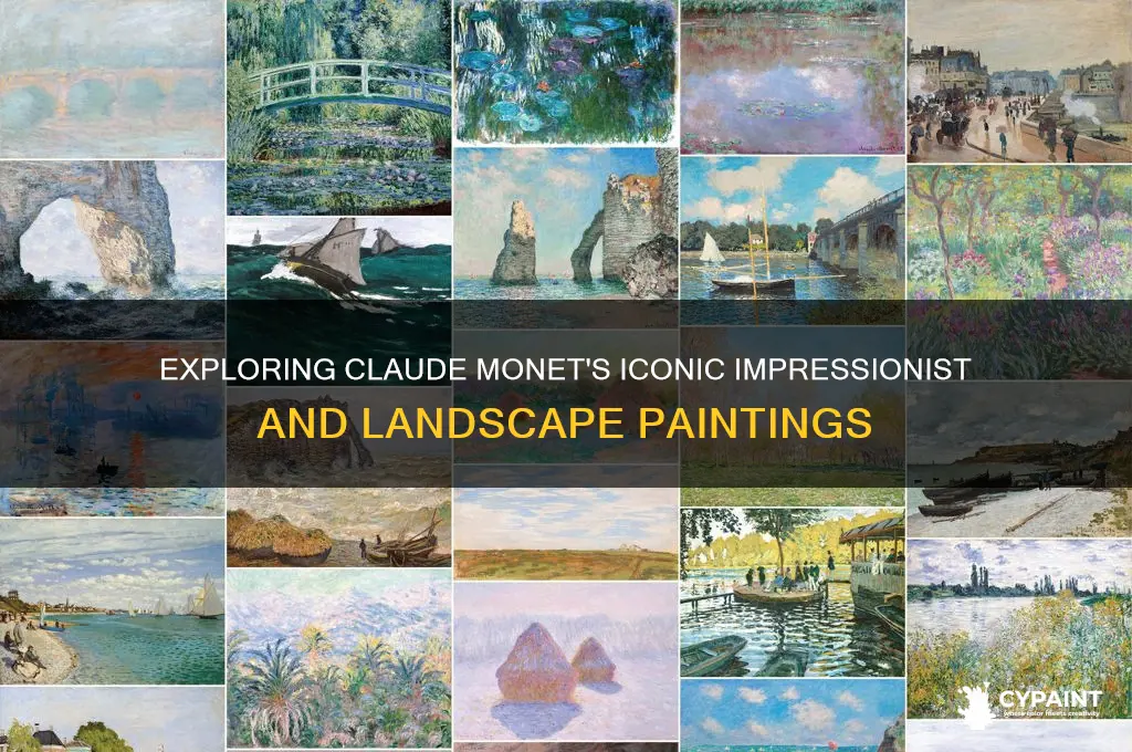 what type of paintings did claide monet do