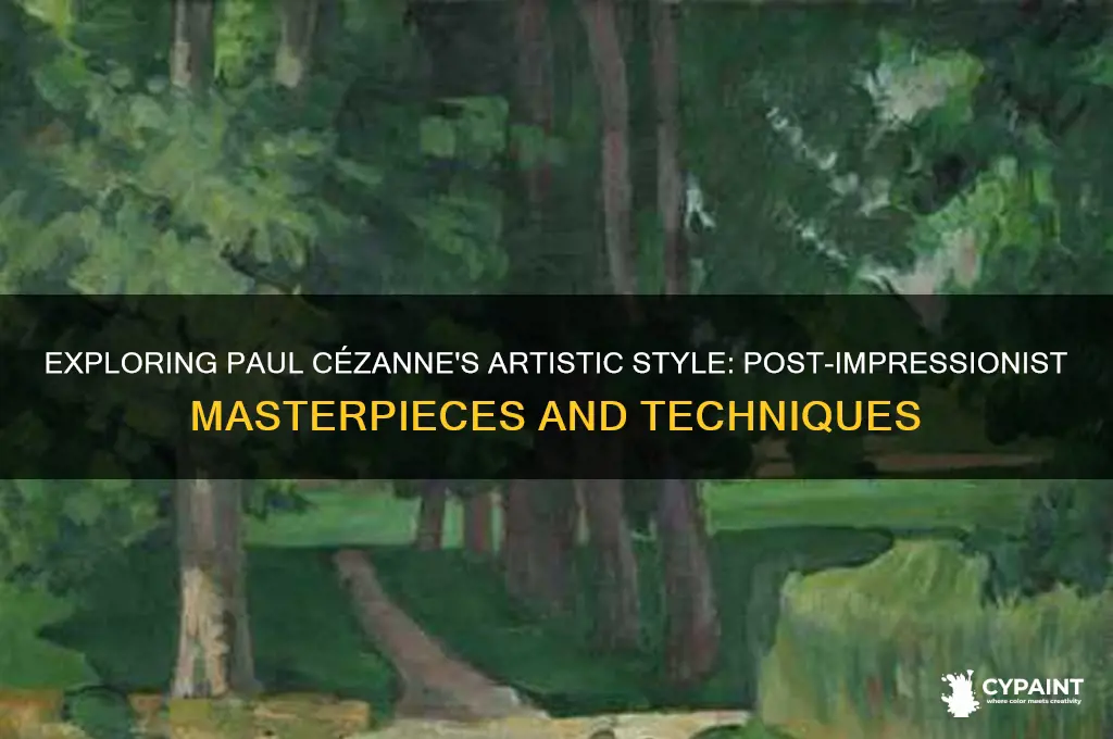 what type of paintings did paul cezanne do