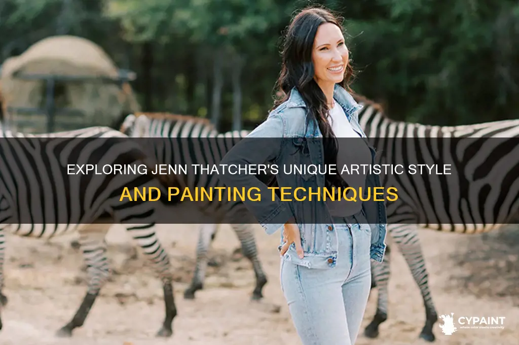 what type of paintings does jenn thatcher do