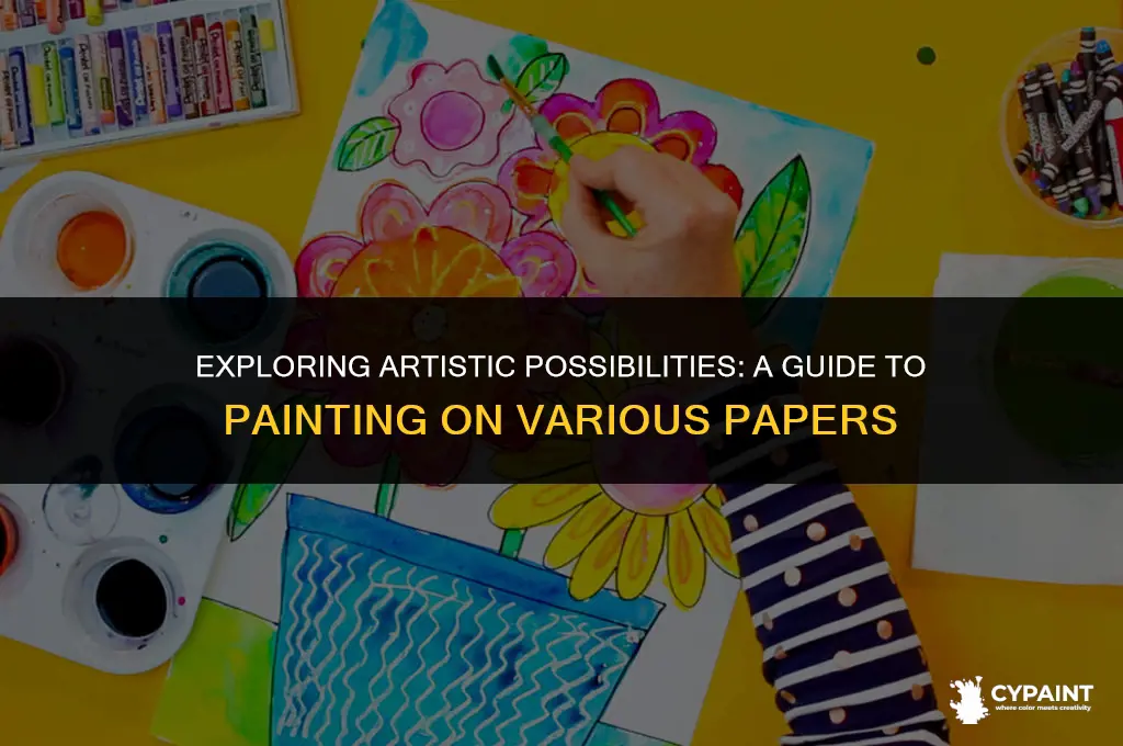 what type of paper can you paint on